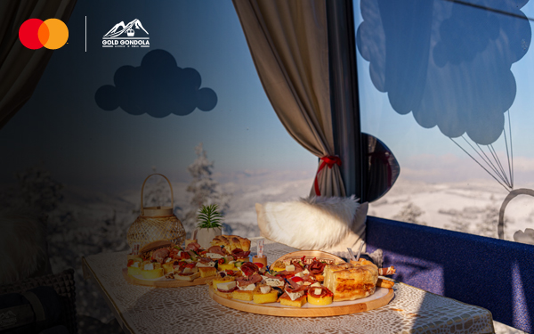 Gold Gondola „Brunch in the air“ with Mastercard discount
