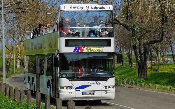 Belgrade sightseeing - open top bus